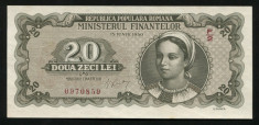 y499 ROMANIA 20 LEI 1950 UNC necirculata foto