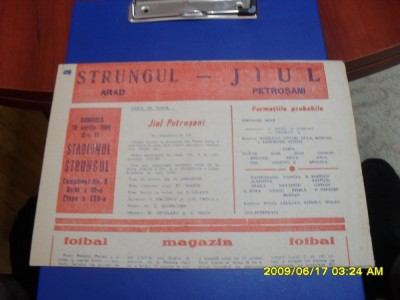 Program Strungul Arad - Jiul foto