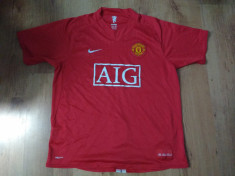 Tricou Nike Manchester United sezonul 07/08 autentic marimea L foto