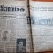 ziarul scanteia 3 noiembrie 1961-finalizarea constructiei pavilionului romexpo