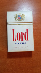 ambalaj tigari lord extra din anii &amp;#039;70 -&amp;#039;80 - de colectie foto