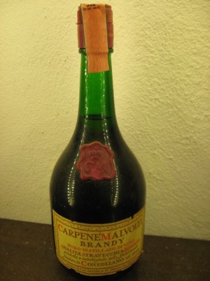RISERVA - BRANDY CARPENE MALVOLTI, MAI MULTI 5 ANI, cL 75 gr. 43 ANI 70 foto