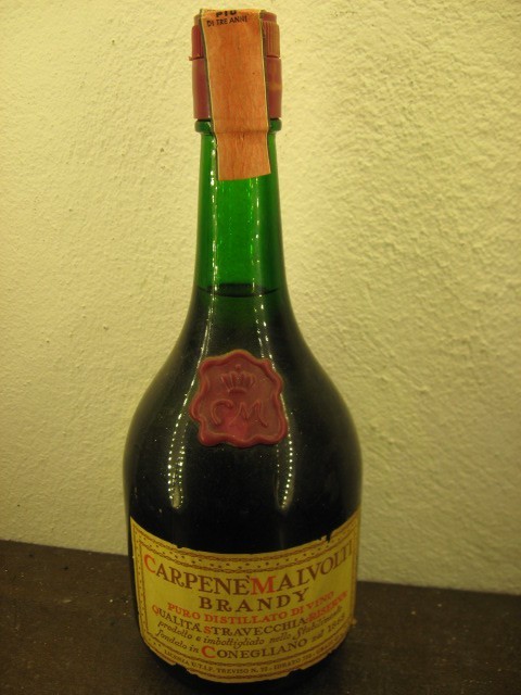 RISERVA - BRANDY CARPENE MALVOLTI, MAI MULTI 5 ANI, cL 75 gr. 43 ANI 70