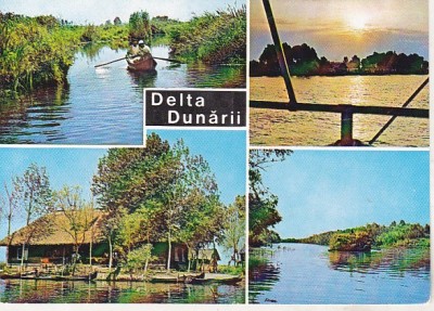 bnk cp Delta Dunarii - Vedere - necirculata - marca fixa foto