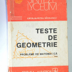 Teste de geometrie - probleme de matematica vol. 2