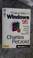 Programare In Windows 95 Charles Petzold STARE FOARTE BUNA . foto