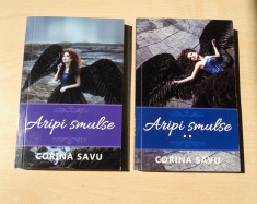 CORINA SAVU- Aripi smulse - vol .1 &amp;amp; 2 (ed. Smart Publishing) thriller romance foto