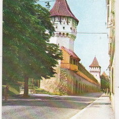 bnk cp Sibiu - Str Cetatii cu turnurile breslelor - necirculata