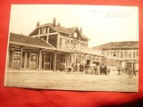 Ilustrata - Gara din Verdun 1920 , Foto Ferry, Necirculata, Printata