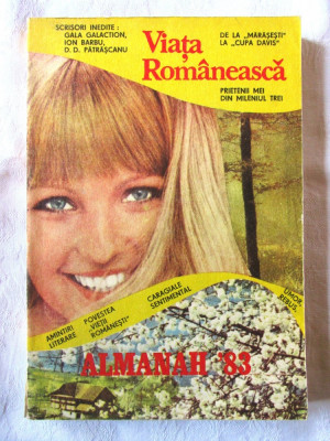 ALMANAH VIATA ROMANEASCA 1983. Carte noua foto