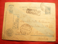 Carte Postala Militara ,stamp. cu Oficiul Militar 180 , Cenzura Militara si stam foto