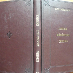 Athanasie Mironescu , Istoria manastirii Cernica , 1930 , editia 1 , leg. piele