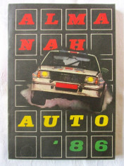 ALMANAH AUTO 1986. Absolut nou foto