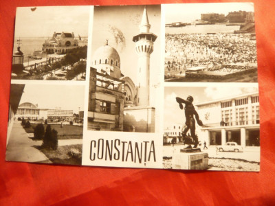 Ilustrata Constanta cu 5 vederi , circulat 1971 foto