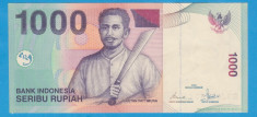 (1) BANCNOTA INDONEZIA - 1000 RUPIAH 2000, STARE FOARTE BUNA (AUNC) foto