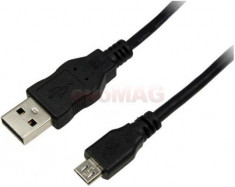 Cablu de date Logilink CU0059 microUSB, 3m foto