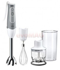 Blender BRAUN MQ525 Omelette, 600W, 350ml (Alb) foto