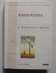 C. Radulescu - Motru - Scrieri Politice foto