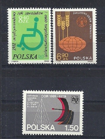 POLONIA &ndash; ANIVERSARI, serii nestampilate, PN5