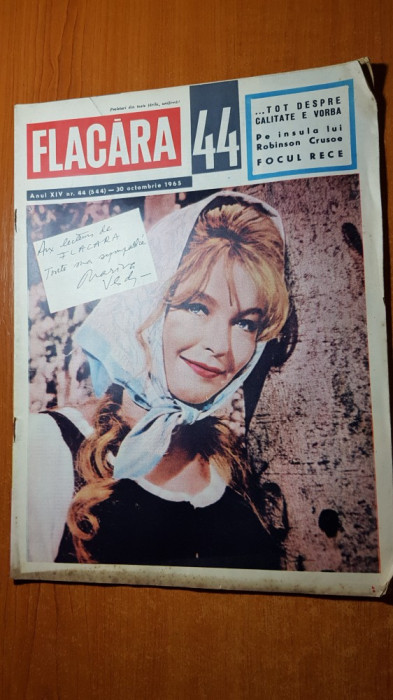 revista flacara 30 octombrie 1965-uzina de superfosfati si acid din navodari