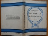 Cumpara ieftin Nichifor Crainic , Darurile pamantului ; Poezii , 1929