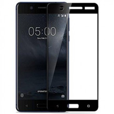 Folie protectie sticla securizata 4D ecran Nokia 5 BLACK foto