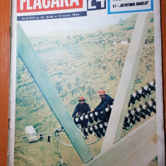 revista flacara 12 iunie 1965-articolul 400.000 volti pe valea oltului