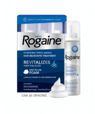 Rogaine Minoxidil 5% SPUMA impotriva caderii parului - Pachet 1 LUNA foto