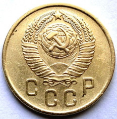 RAR !!! RUSIA - CCCP , 2 KOPEICI 1957 , UN SG AN DE BATERE !!! foto