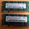 KIT Memorie Laptop Micron Sodimm PC2 DDR2 4 GB 666 Mhz 2 x 2 GB Garantie 12 Luni