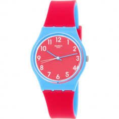 Ceas Swatch dama Originals GS145 roz Silicone Swiss Quartz foto