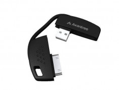 Adaptor USB Avantree cu mufa 30 pini si functie de incarcare pentru iPhone foto