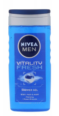 Shower Gel Nivea Men Vitality Fresh Barbatesc 250ML foto