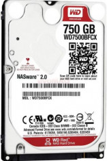 HDD Laptop Western Digital Red WD7500BFCX, 750GB, SATA III, 16MB Buffer, 2.5inch foto