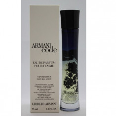 Parfum Original ARMANI Code Woman (75ml) EDP Tester foto