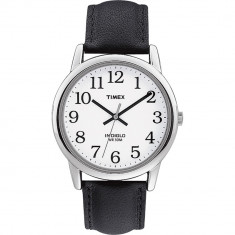 Ceas Timex barbatesc Easy Reader T20501 negru Leather Quartz foto