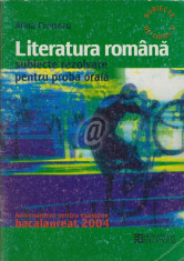 Literatura romana - subiecte rezolvate pentru proba orala foto