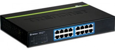 Switch TRENDnet TEG-S16DG, Gigabit, 16 Porturi foto