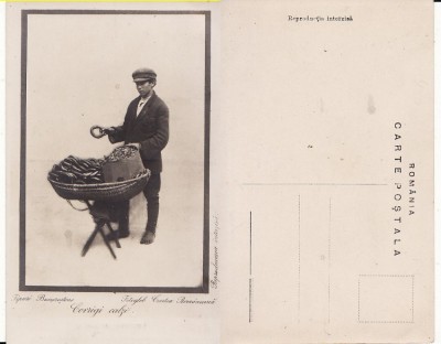 Bucuresti-tipuri -Vanzator de covrigi- rara foto