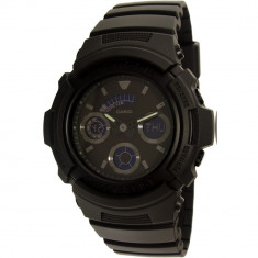 Ceas Casio barbatesc G-Shock AW591BB-1A negru Silicone Quartz foto
