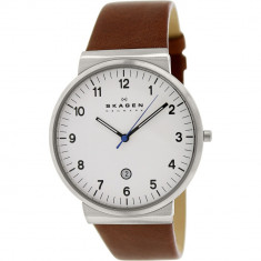 Ceas barbatesc Skagen Ancher SKW6082, Maro, Piele, Quartz foto