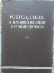 Postcalculul In Intreprinderile Industriale Si De Constructii - Necunoscut ,415486 foto