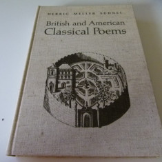 British and american classical poems