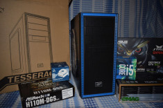 I5 SSD 8GB Sistem unitate HIGH gaming quad core I5 6600 1080p gaming foto