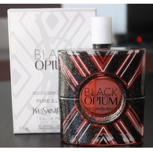 Parfum Original Yves Saint Laurent Black Opium Pure Illusion EDP 90 ml tester foto mare Parfum Original Yves Saint Laurent Black Opium Pure Illusion EDP 90 ml tester foto mare