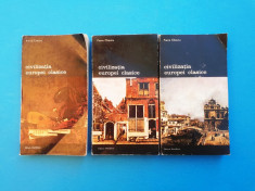 CIVILIZATIA EUROPEI CLASICE ^ PIERRE CHAUNU = 3 VOLUME foto