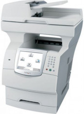 Multifunctional Refurbished Lexmark X644e, laser alb-negru, Fax, A4, 21 ppm, Duplex, ADF, Retea foto