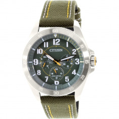 Ceas barbatesc Citizen Eco-Drive verde Metal Quartz BU2030-09W foto