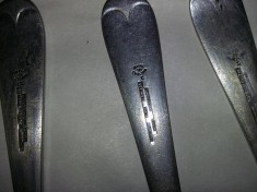 Linguri vechi de colectie,Made in ENGLAND,linguri de epoca Stantate,Tp GRATUIT