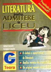 Literatura pentru admitere in liceu foto